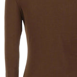 Top trasparente a maniche lunghe in marrone Entire studios - unisex 