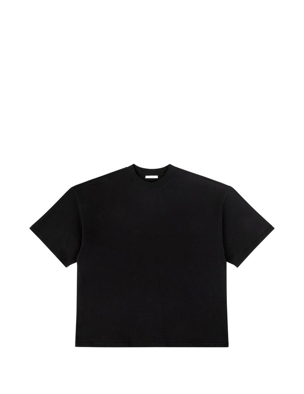 T-shirt squadrata in nero Entire studios - unisex 