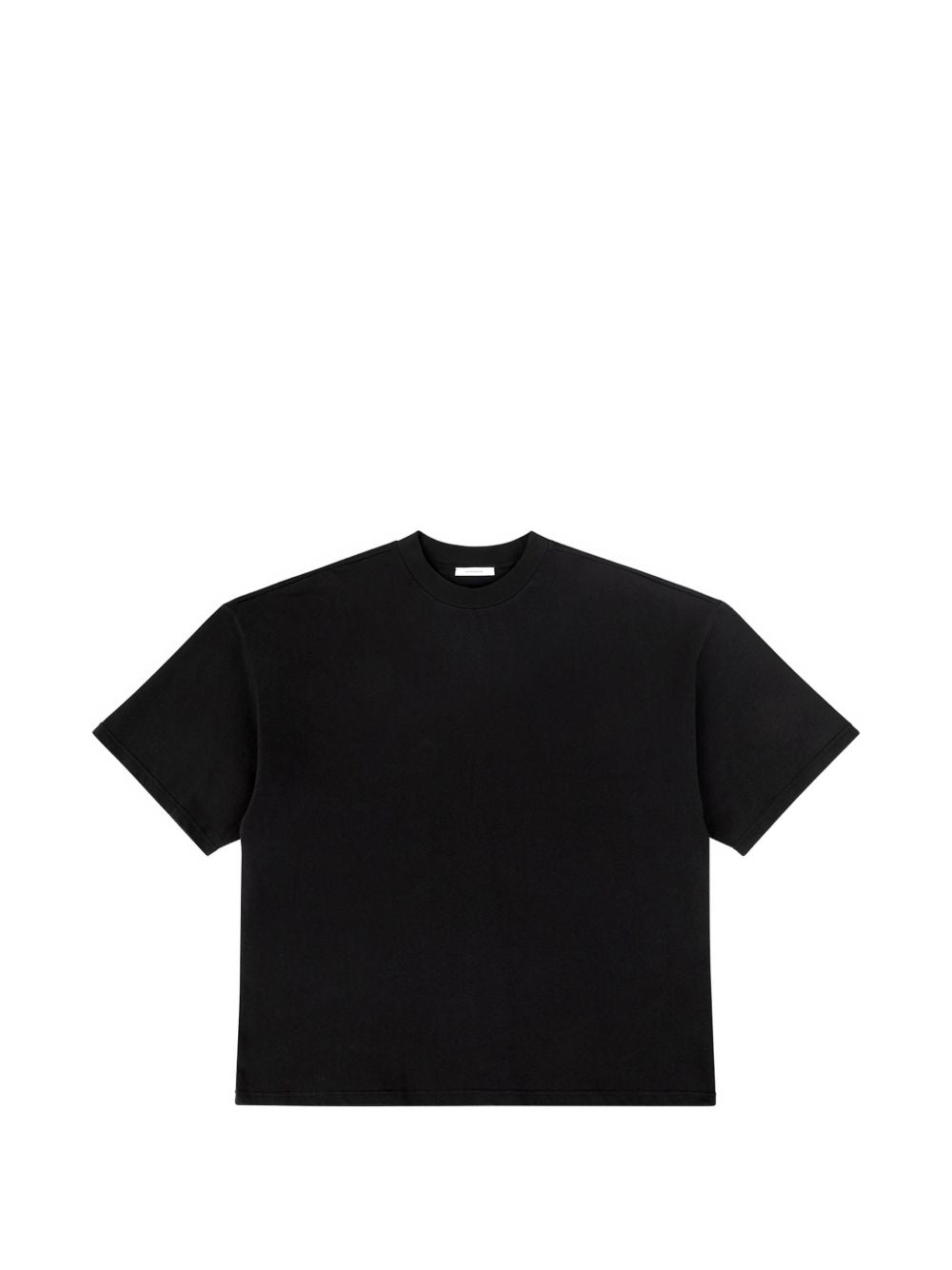 T-shirt squadrata in nero Entire studios - unisex 