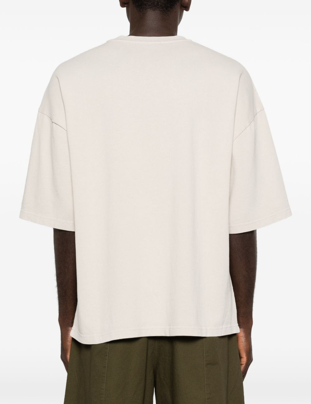 T-shirt squadrata in bianco Entire studios - unisex 