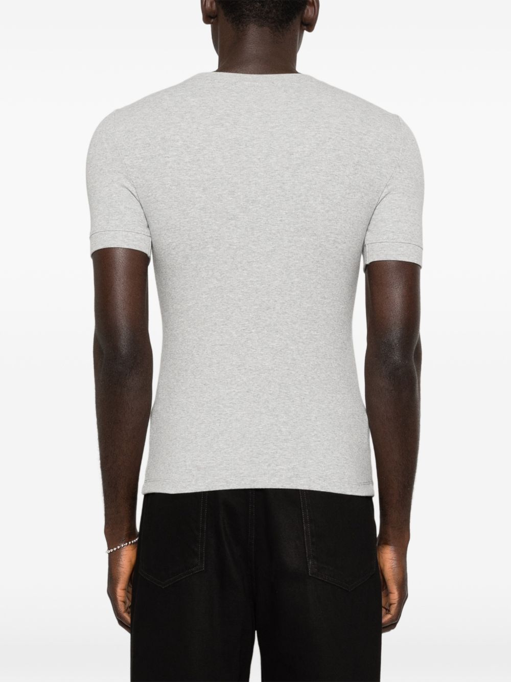 T-shirt con logo in grigio Entire studios - unisex 