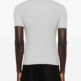 T-shirt con logo in grigio Entire studios - unisex 