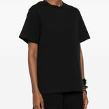 T-shirt girocollo in nero Entire studios - unisex 