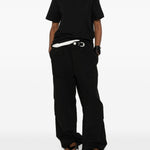 T-shirt girocollo in nero Entire studios - unisex 
