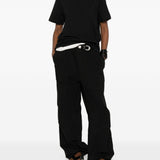 T-shirt girocollo in nero Entire studios - unisex 