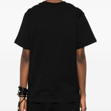 T-shirt girocollo in nero Entire studios - unisex 