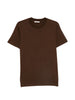Entire studios brown crew neck t-shirt - unisex