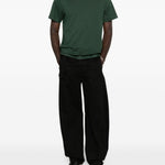 T-shirt girocollo in verde Entire studios - unisex 