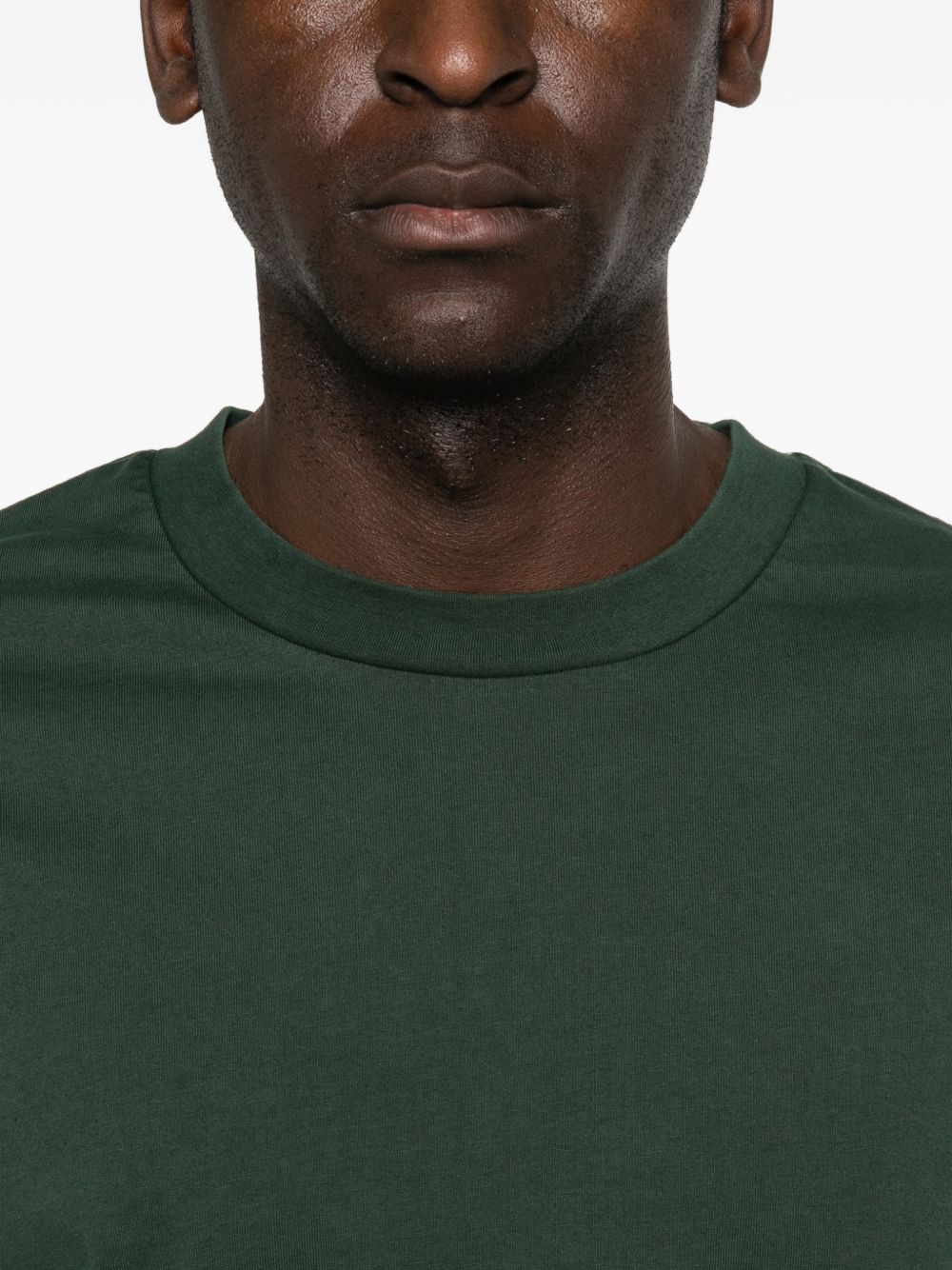 T-shirt girocollo in verde Entire studios - unisex 