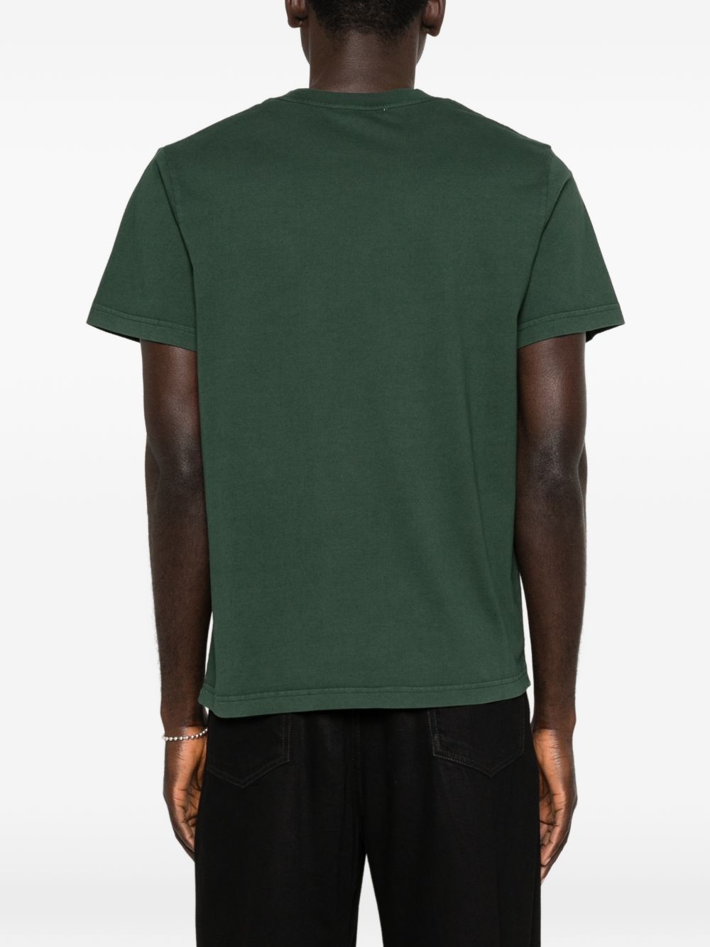 T-shirt girocollo in verde Entire studios - unisex 