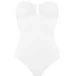 Costume da bagno con ruches cassiopée in bianco Eres - donna 