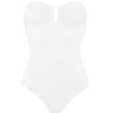 Costume da bagno con ruches cassiopée in bianco Eres - donna 