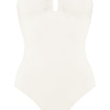 Costume da bagno con ruches cassiopée in bianco Eres - donna 