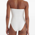 Costume da bagno con ruches cassiopée in bianco Eres - donna 
