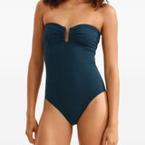 Costume intero Cassiopée in blu ottanio 