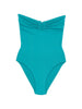 Cassiopée one-piece swimsuit in turquoise