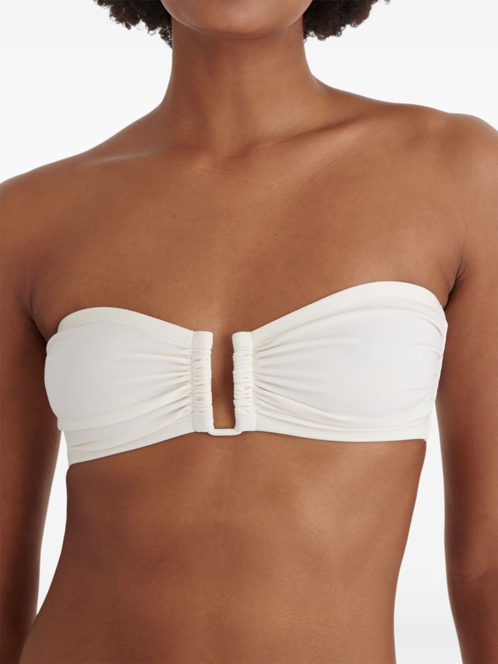 Top bandeau Show in bianco 