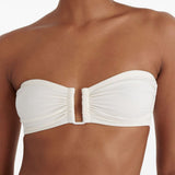 Top bandeau Show in bianco 