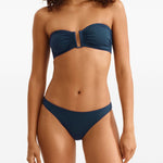 Top bandeau Show in blu 
