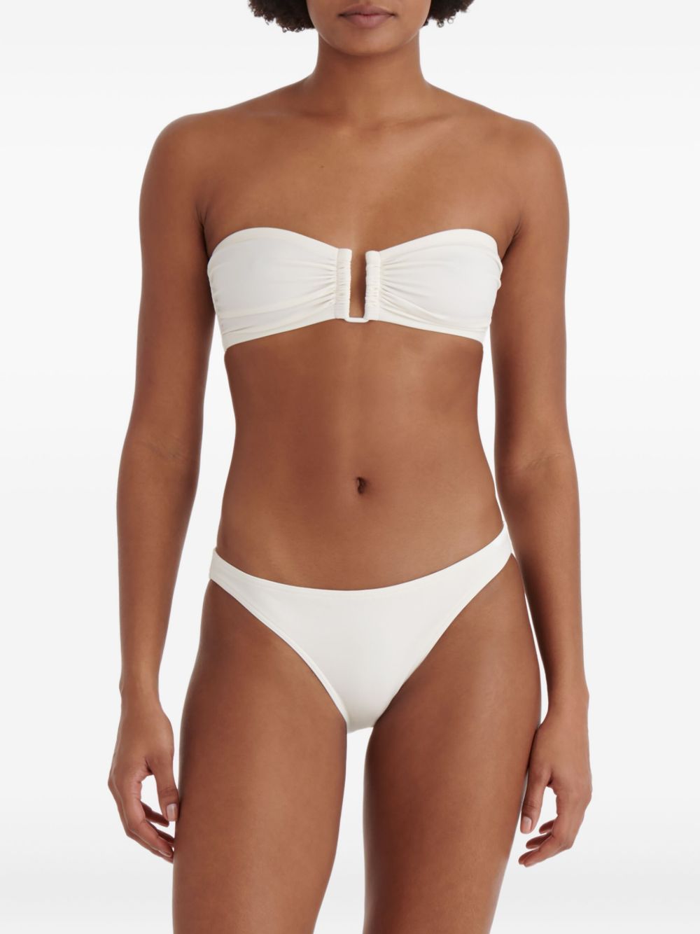 Slip bikini Fripon in bianco 