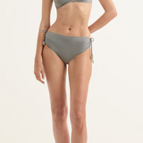 Slip bikini Christie in argento 