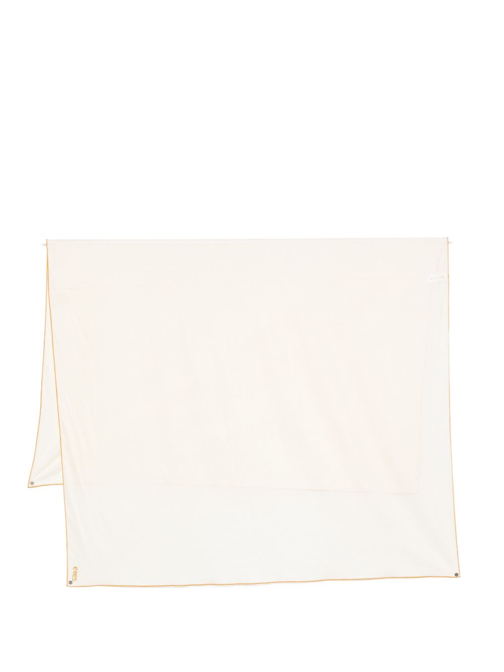 Sciarpa con logo ricamato in avorio Eres - donna 