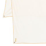 Sciarpa con logo ricamato in avorio Eres - donna 