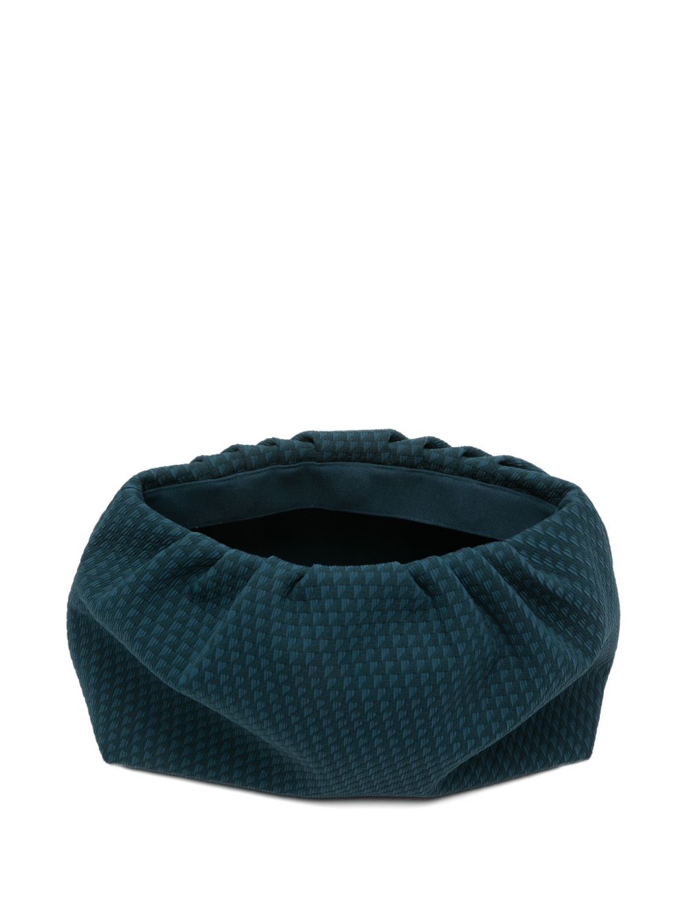 Clutch con motivo geometrico in blu Eres - donna 
