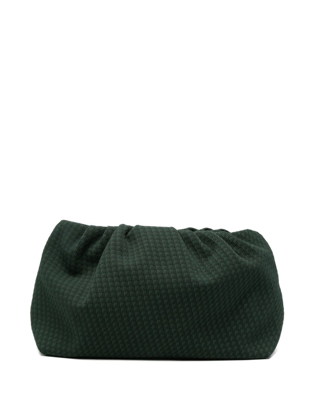 Clutch con motivo geometrico in verde Eres - donna 