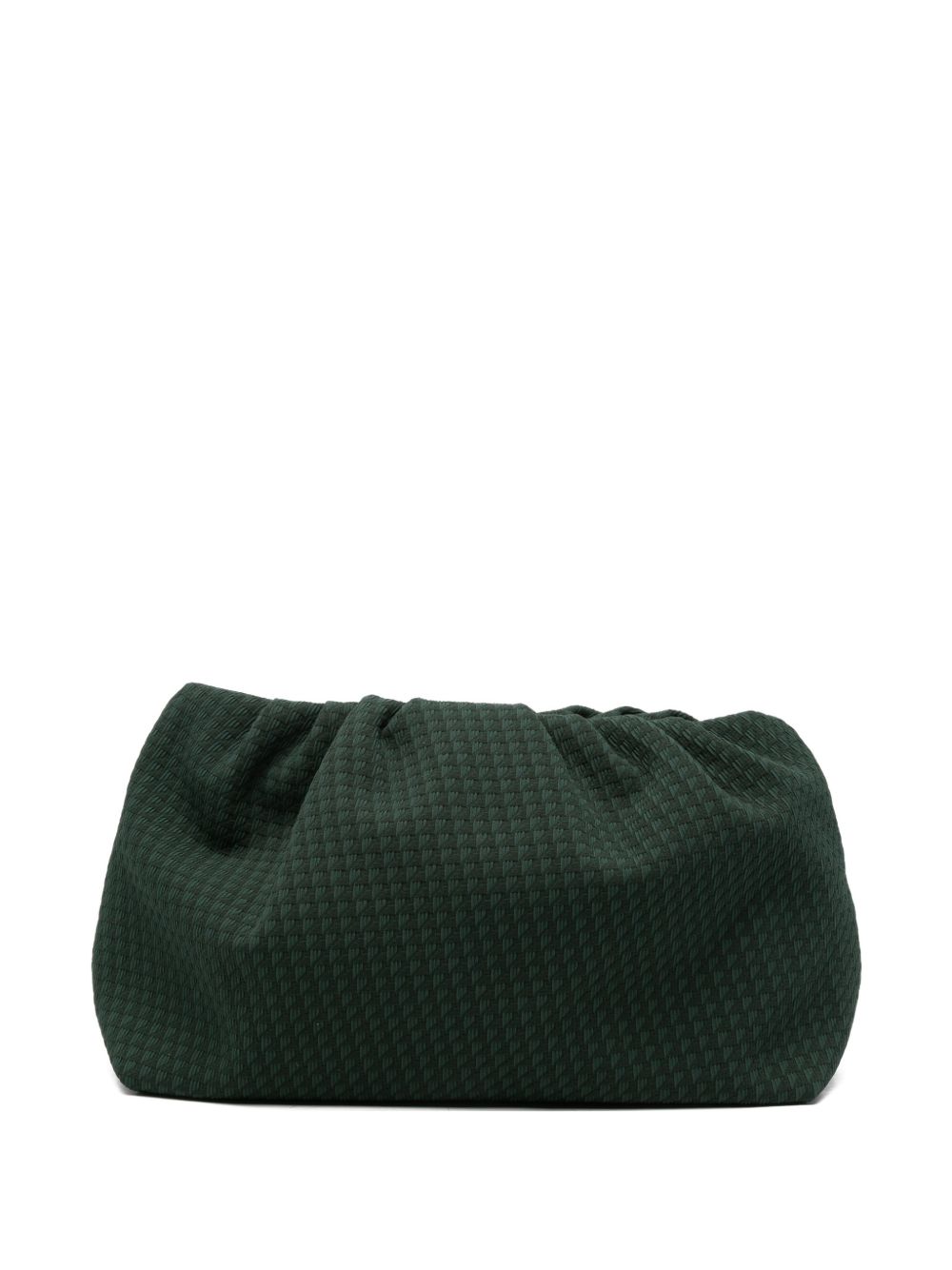 Clutch con motivo geometrico in verde Eres - donna 