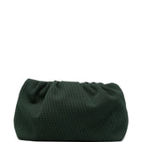 Clutch con motivo geometrico in verde Eres - donna 