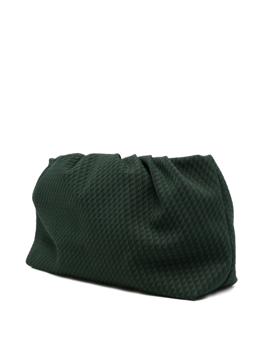 Clutch con motivo geometrico in verde Eres - donna 