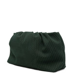 Clutch con motivo geometrico in verde Eres - donna 