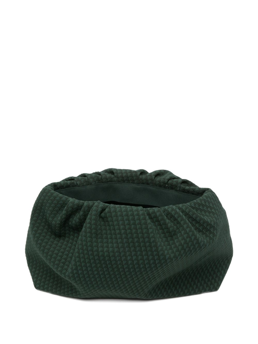 Clutch con motivo geometrico in verde Eres - donna 