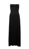 Oda Eres black long bandeau cover-up - women