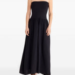 Copricostume lungo a fascia in nero Oda Eres - donna 