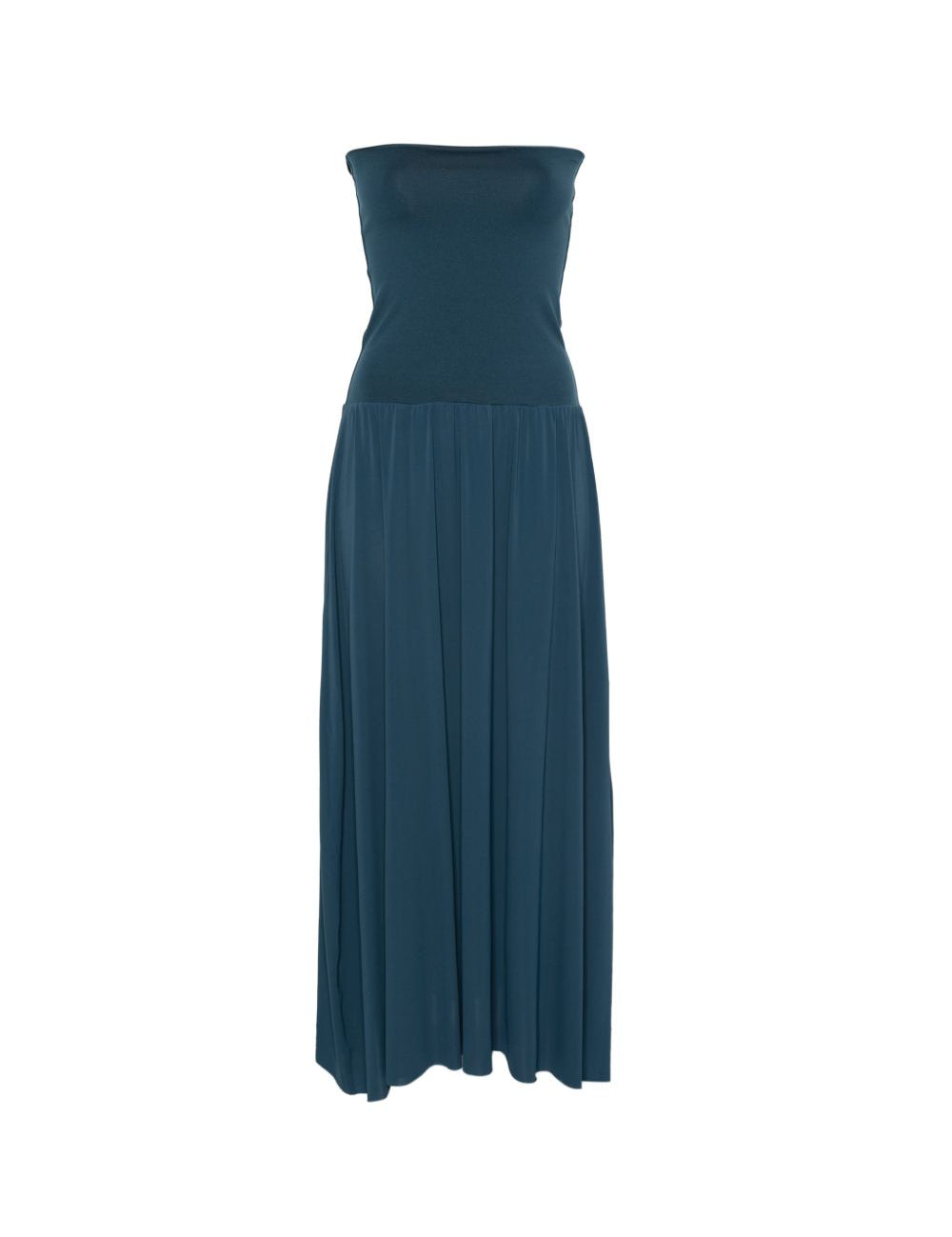 Copricostume lungo a fascia in blu ottanio Oda Eres - donna 