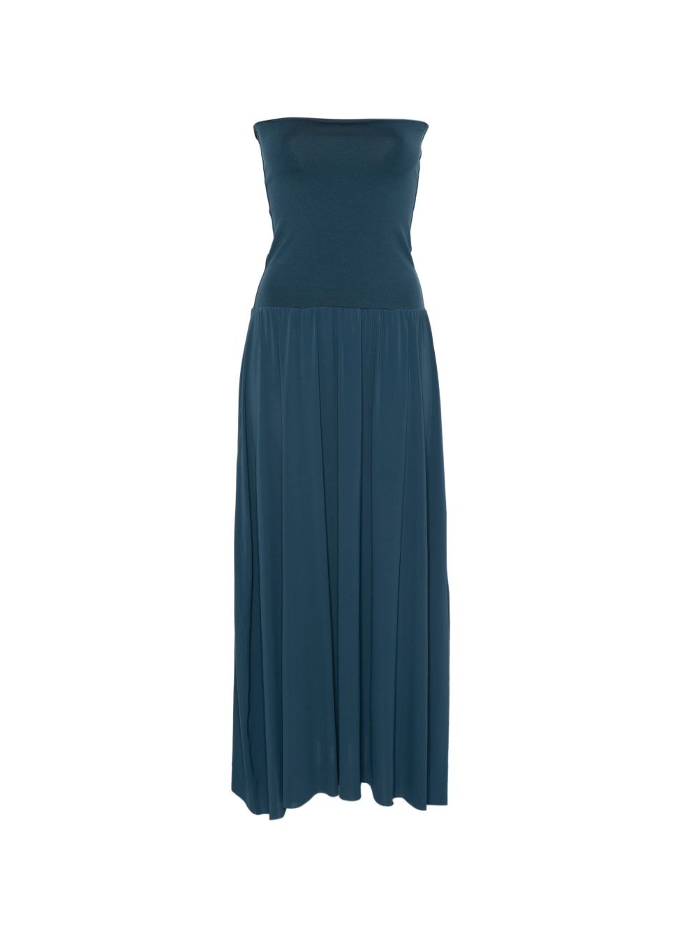 Copricostume lungo a fascia in blu ottanio Oda Eres - donna 