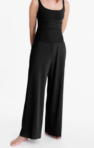 Pantalone dao a gamba dritta in nero Eres - donna 