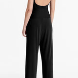 Pantalone dao a gamba dritta in nero Eres - donna 
