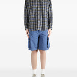 Camicia a quadri in grigio Erl - unisex 