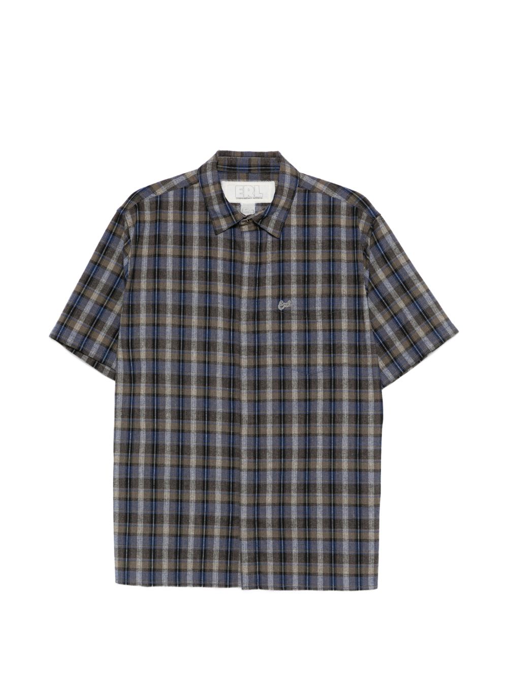 Camicia a quadri in marrone Erl - unisex 
