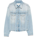 Giacca denim con tasche in azzurro ERL - uomo 