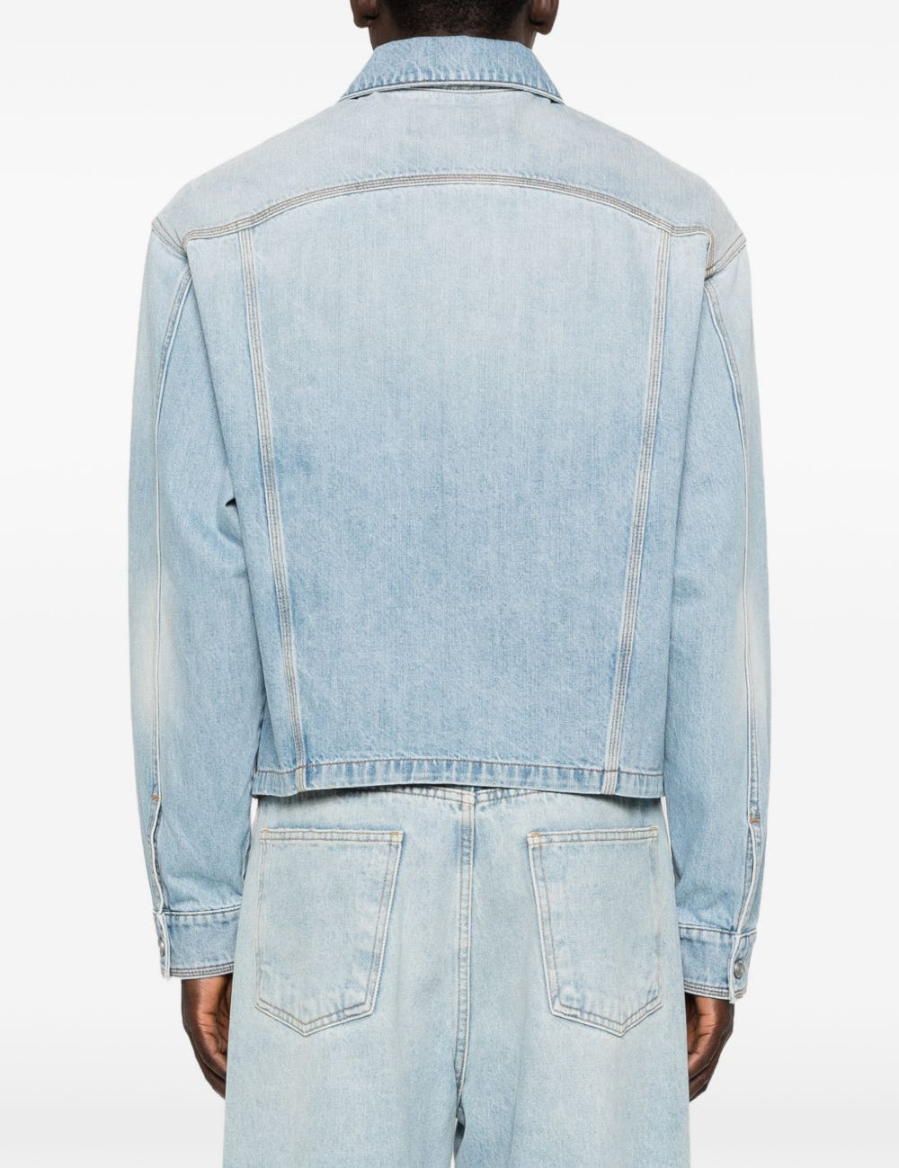 Giacca denim con tasche in azzurro ERL - uomo 