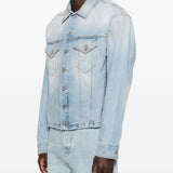 Giacca denim con tasche in azzurro ERL - uomo 