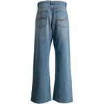 Jeans a zampa in blu Erl - unisex 