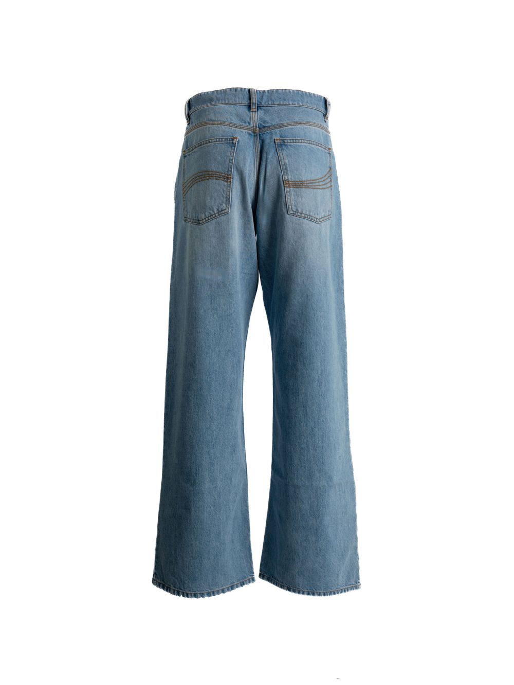 Jeans a zampa in blu Erl - unisex 