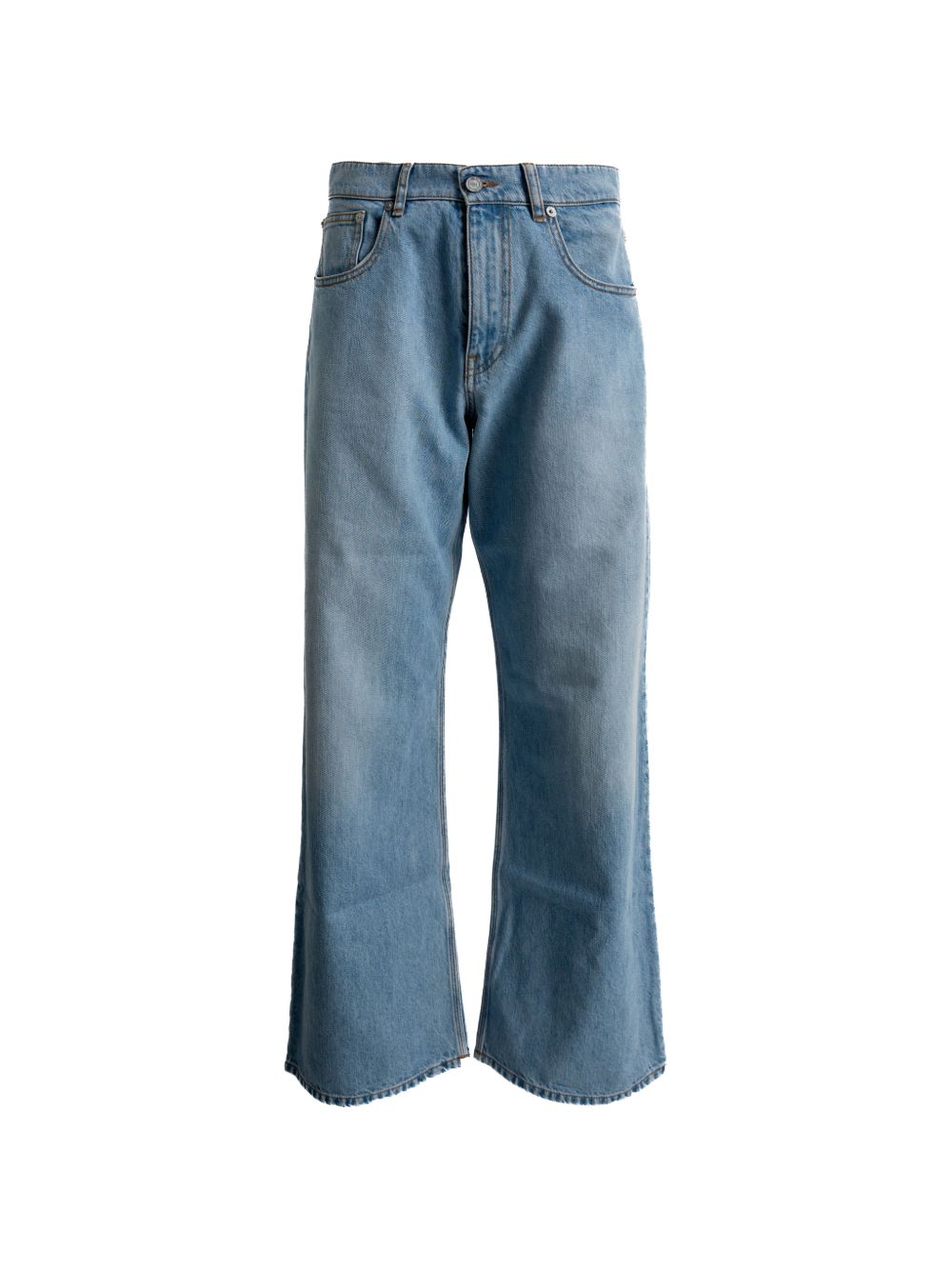Jeans a zampa in blu Erl - unisex 