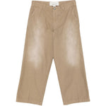 Pantaloni con passanti per cintura in beige Erl - unisex 