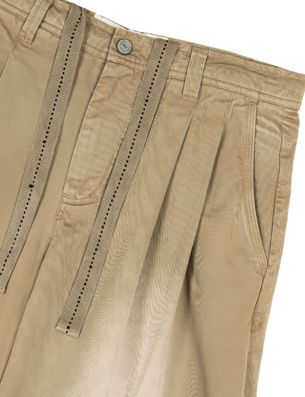 Pantaloncini con coulisse in marrone Erl - unisex 